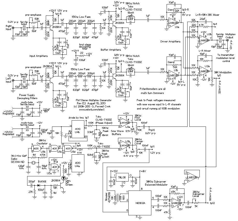 fm stereo generator circuit