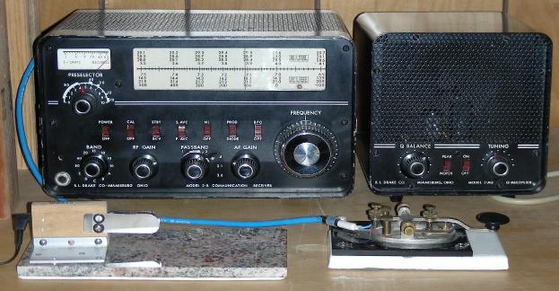 the W0RIO Drake 2B receiver and Q multiplier