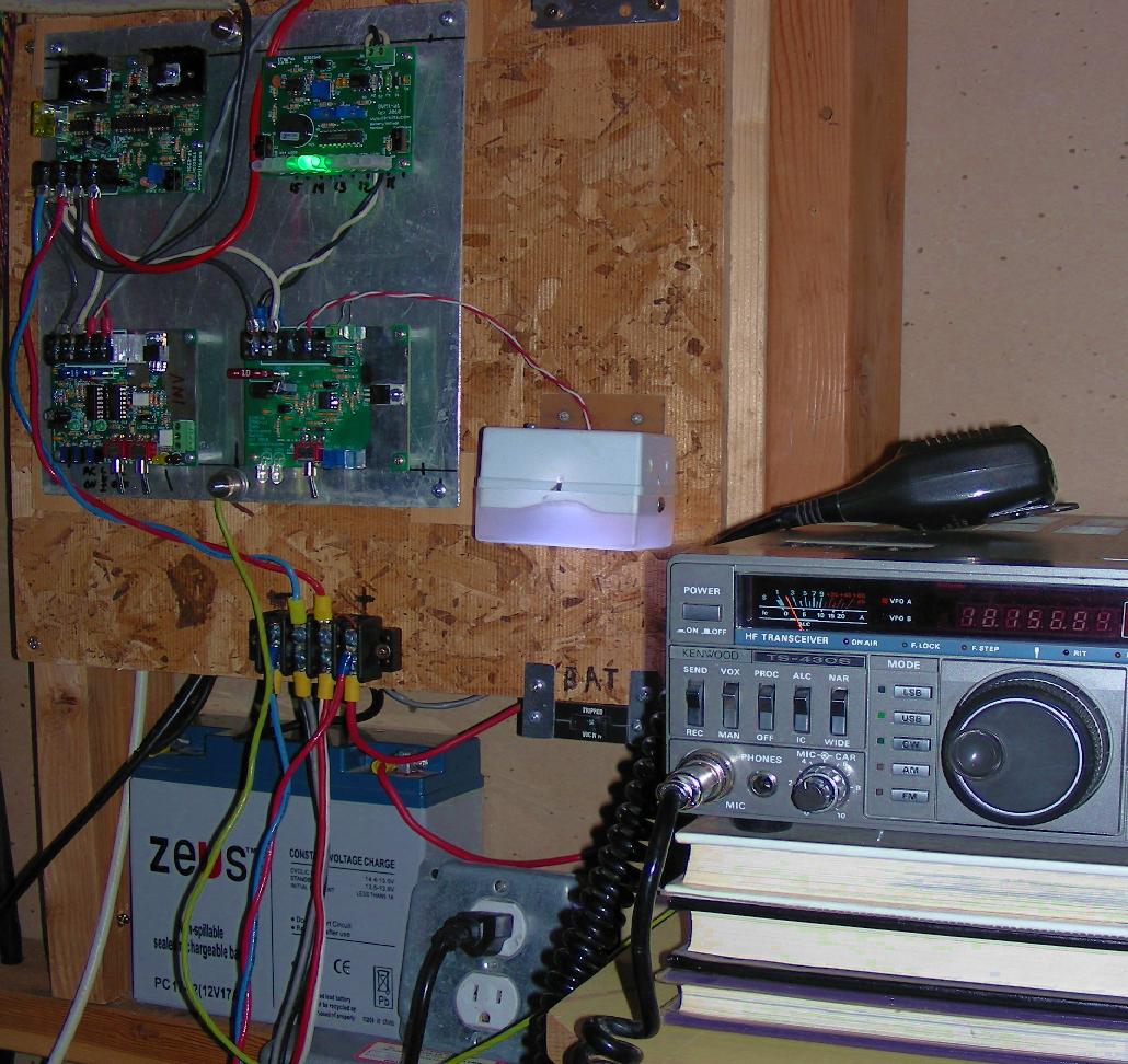 CirKits.com kits powering a ham radio