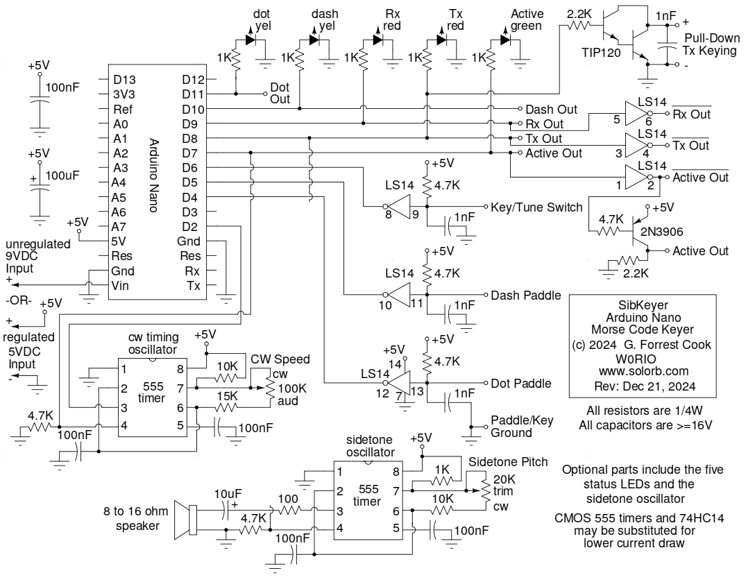 SibKeyer Schematic