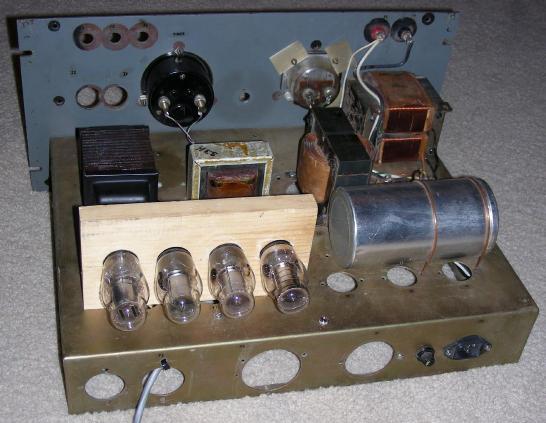 Power supply with voltage regulator tubes